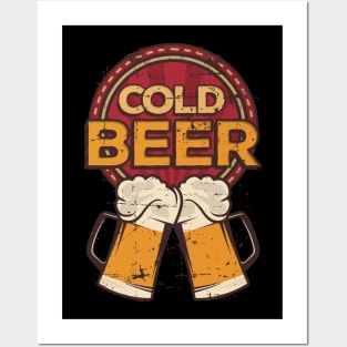 Cold Beer Posters and Art